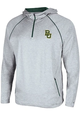 Colosseum Baylor Bears Mens Grey Timeline Zip Hood
