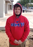 Colosseum SMU Mustangs Mens Grey Timeline Zip Hood