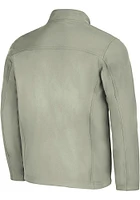 Colosseum Kansas Jayhawks Mens Grey Dale Full Zip Medium Weight Jacket
