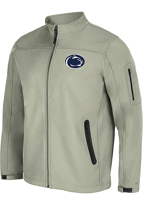 Colosseum Penn State Nittany Lions Mens Grey Dale Full Zip Medium Weight Jacket