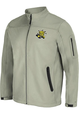 Colosseum Wichita State Shockers Mens Grey Dale Full Zip Medium Weight Jacket