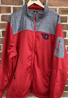 Colosseum Dayton Flyers Mens Red Third Wheel Fleece Medium Weight Jacket