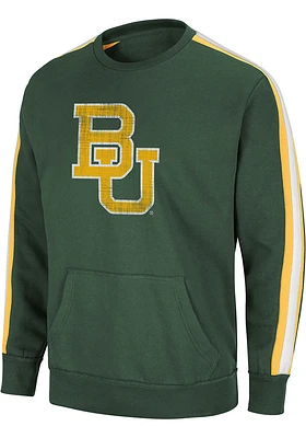 Colosseum Baylor Bears Mens Green Paradox Long Sleeve Fashion Sweatshirt