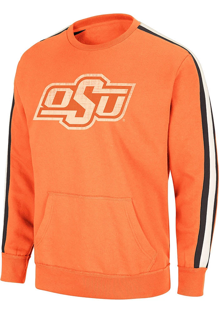 Colosseum Oklahoma State Cowboys Mens Orange Paradox Long Sleeve Fashion Sweatshirt