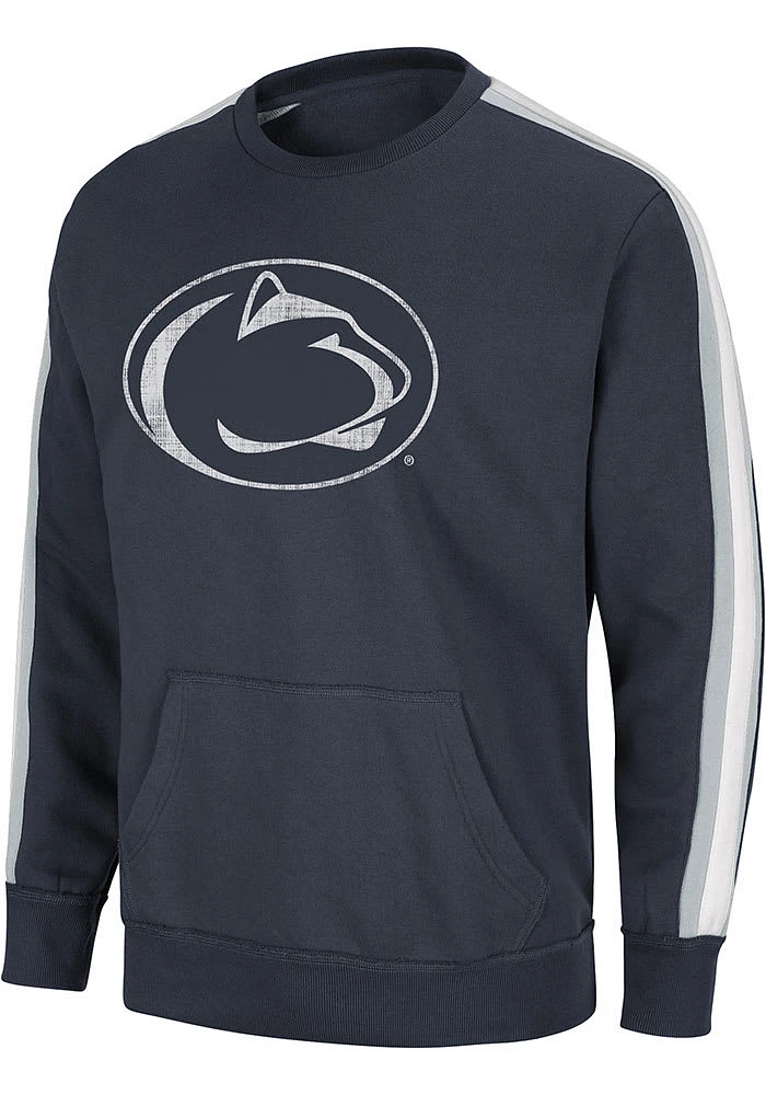 Colosseum Penn State Nittany Lions Mens Navy Blue Paradox Long Sleeve Fashion Sweatshirt