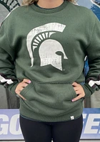 Colosseum Michigan State Spartans Mens Green Paradox Long Sleeve Fashion Sweatshirt
