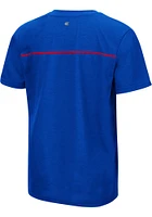 Colosseum Kansas Jayhawks Youth Blue Teevee Short Sleeve T-Shirt