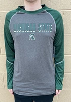 Colosseum Michigan State Spartans Charcoal George Long Sleeve T-Shirt