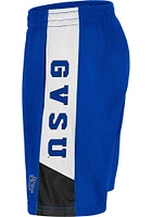 Colosseum Grand Valley State Lakers Mens Blue Wonkavision Shorts