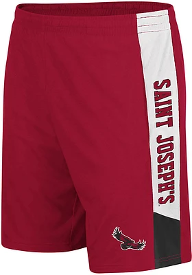Colosseum Saint Josephs Hawks Mens Maroon Wonkavision Shorts