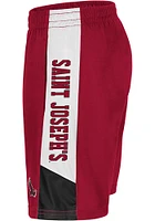 Colosseum Saint Josephs Hawks Mens Maroon Wonkavision Shorts