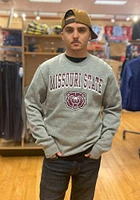Colosseum Missouri State Bears Mens Grey Elliott Long Sleeve Crew Sweatshirt