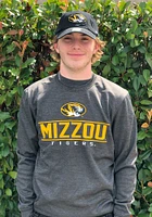 Colosseum Missouri Tigers Mens Charcoal Cam Long Sleeve Sweatshirt