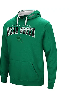 Colosseum North Texas Mean Green Mens Russell Long Sleeve Hoodie