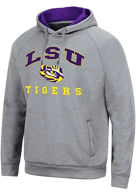 Colosseum LSU Tigers Mens Grey Tua Hood
