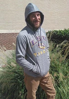 Colosseum LSU Tigers Mens Grey Tua Hood