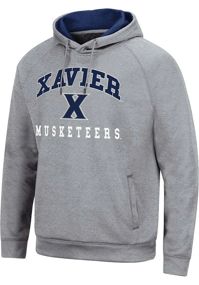 Colosseum Xavier Musketeers Mens Grey Tua Hood