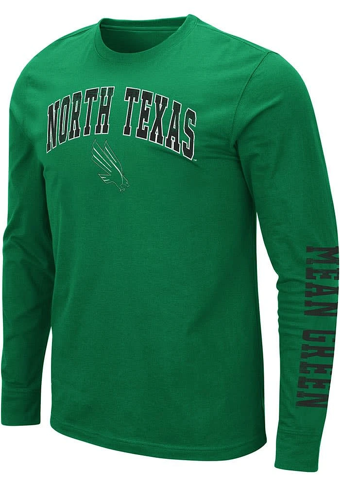 Colosseum North Texas Mean Green Barkley Long Sleeve T Shirt