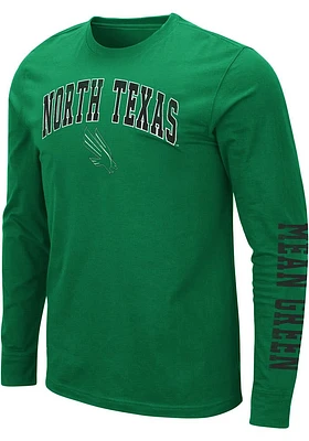 Colosseum North Texas Mean Green Barkley Long Sleeve T Shirt