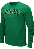 Colosseum North Texas Mean Green Barkley Long Sleeve T Shirt
