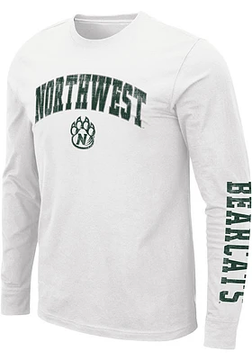 Colosseum Northwest Missouri State Bearcats White Barkley Long Sleeve T Shirt