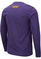 Colosseum West Chester Golden Rams Purple Barkley Long Sleeve T Shirt