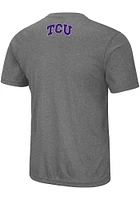 Colosseum TCU Horned Frogs Grey Bait Short Sleeve T Shirt