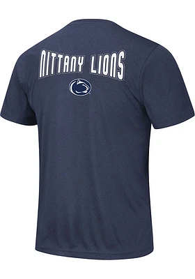 Colosseum Penn State Nittany Lions Navy Blue Hooked Short Sleeve T Shirt