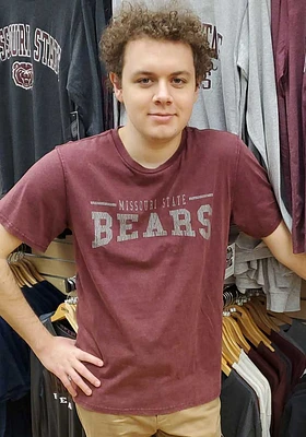 Colosseum Missouri State Bears Red Regret Nothing Short Sleeve T Shirt