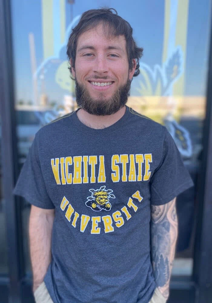 Colosseum Wichita State Shockers Black Traeger Short Sleeve T Shirt