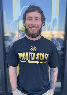 Colosseum Wichita State Shockers Black Eagleton Short Sleeve T Shirt