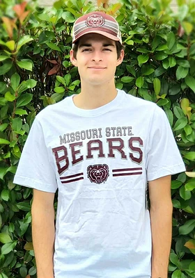 Colosseum Missouri State Bears White Haverford Short Sleeve T Shirt