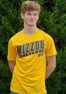 Colosseum Missouri Tigers Gold Pawnee Short Sleeve T Shirt