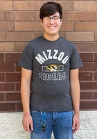 Colosseum Missouri Tigers Charcoal Dual Blend Short Sleeve T Shirt