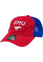 Colosseum SMU Mustangs Champ Trucker Adjustable Hat - Red