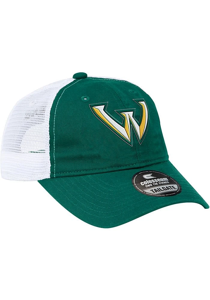 Colosseum Wayne State Warriors Champ Trucker Adjustable Hat - Green