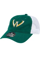 Colosseum Wayne State Warriors Champ Trucker Adjustable Hat - Green