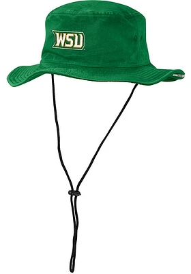 Colosseum Wright State Raiders Green Sweep Mens Bucket Hat
