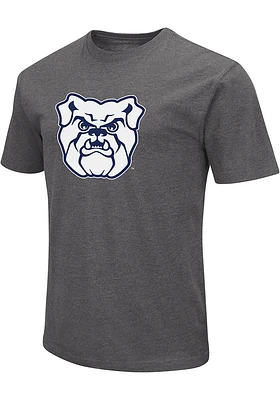 Colosseum Butler Bulldogs Charcoal Playbook Distressed Logo Short Sleeve T Shirt