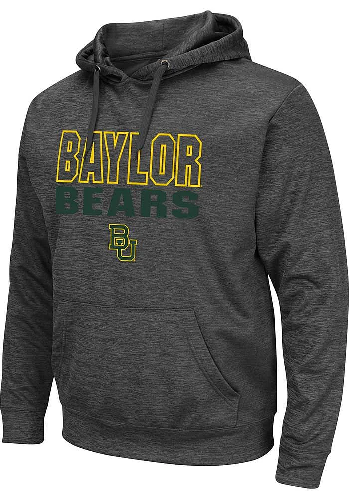 Colosseum Baylor Bears Mens Charcoal Pace Hood