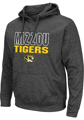 Colosseum Missouri Tigers Mens Charcoal Pace Hood