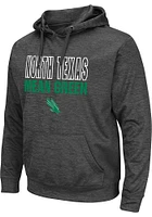 Colosseum North Texas Mean Green Mens Charcoal Pace Hood