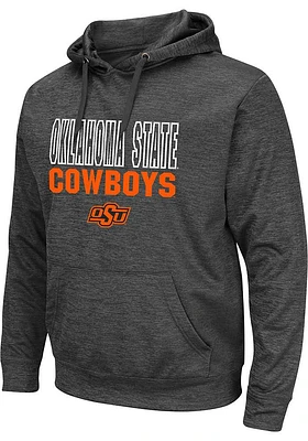 Colosseum Oklahoma State Cowboys Mens Charcoal Pace Hood