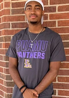 Colosseum Prairie View A&M Panthers Charcoal Field Flat Name Mascot Short Sleeve T Shirt