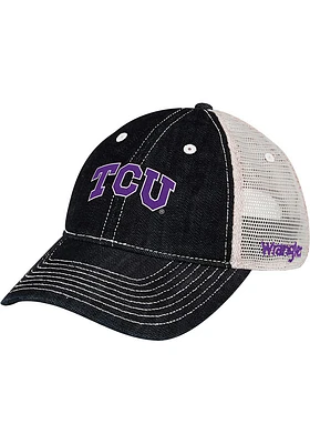 Wrangler TCU Horned Frogs Trucker Adjustable Hat - Blue