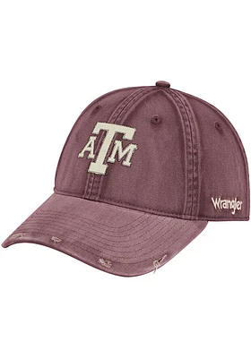 Wrangler Texas A&M Aggies Vintage Adjustable Hat - Maroon