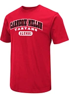 Colosseum Carnegie Mellon Tartans Red Pill Alumni Short Sleeve T Shirt