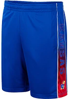 Colosseum Kansas Jayhawks Mens Blue Lazarus Shorts