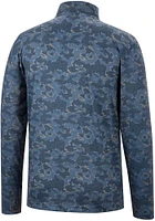 Colosseum Penn State Nittany Lions Mens Navy Blue Tivo Camo Long Sleeve Qtr Zip Pullover