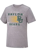 Colosseum Baylor Bears Grey Les Triblend Short Sleeve Fashion T Shirt